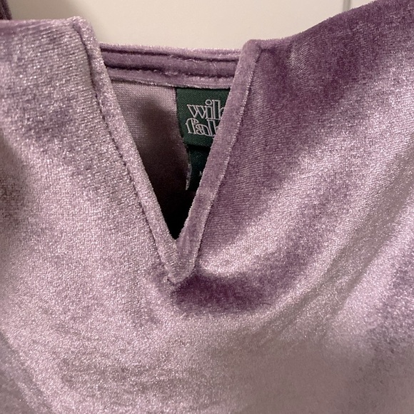 EUC [wild fable] Lavender Velvet V-Neck Tank Top Bodysuit Women’s Sz Small - Picture 8 of 14